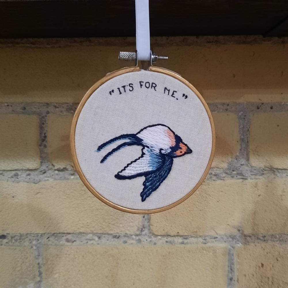Traditional Swallow Embroidery
